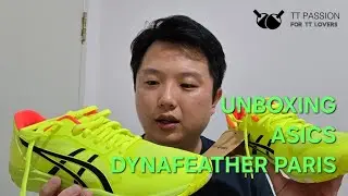 Unbox ASICS Dynafeather Paris Table Tennis Shoe
