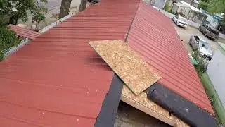 Pitched Roof on a Mobile Home