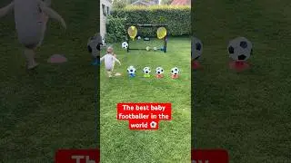 Baby football training ⚽️❤️🍼🔥 #football #soccer #baby #iamluan10