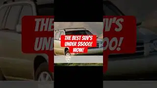 Indestructible SUVs Under $5k! #smartmoney #usedcars #carshopping #automobile #carbuyingtips #car