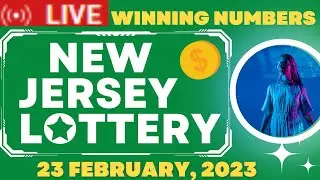 New Jersey Evening Lottery Drawing Results - 23 Feb, 2023 - Pick 3 & 4 - Cash 5 - Pick 6 - Powerball