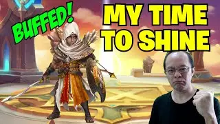 SHAHAT (Wind Dessert Warrior) / Wind BAYEK after the BUFF (Summoners War)