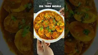Egg Tikka Masala l Egg Masala Recipe #shorts #ytshorts #egg #eggrecipes #viral #viralvideos