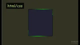 making border-line animation in html css