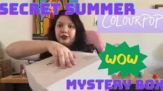 Unboxing the Colourpop Secret Summer Mystery Box