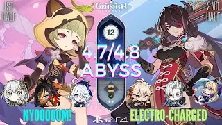 C6 Sayu NYOOOM! & C3 Neuvillette Taser | Spiral Abyss 4.7/4.8 | Genshin Impact