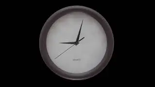 A quartz clock goes fast forward