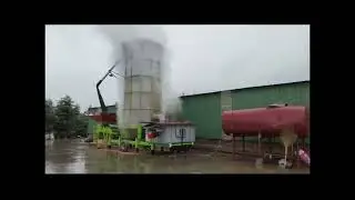 Grain can be dried even on rainy days#graindryer #farming #machine