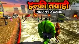 Indian bike driving 3D 😱 Hulk VS tabahi 🥶  🤝#gaming​​.   video hastags-
