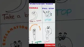 #shorts #shortvideo #viral punctuation marks drawing | #trend