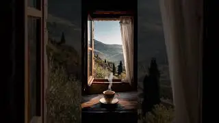 Janela da Toscana | Café e Paisagem Tranquila da Itália