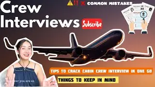 Cabin Crew Interview Tips ✈️ | Things Nobody Tells You Before the Interview| Do This👍,Not 🙅&zwj;♀️That😱