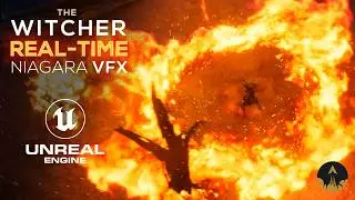 Niagara Fluids 5.7 Free Real-Time VFX Crash Course | The Witcher | Unreal Engine | RedefineFX