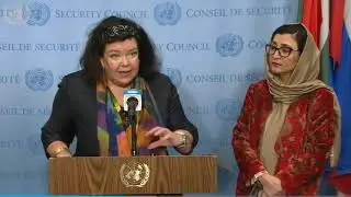 Permanent Representatives of Afghanistan and United Kingdom Brief Press