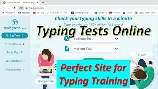 Typing Test Online | Perfect Site for Typing Training