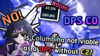 Is Columbina not viable as a DPS without C2? | Abyss Floor 12 Speed Run Full Team Columbina & Skirk