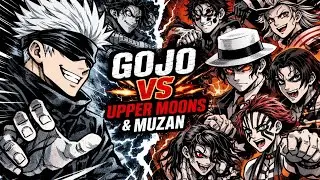 Can Gojo survive fight with UpperMoon & Muzan (JUMP FORCE MUGEN)