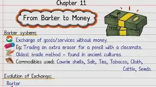 📝Notes | From Barter to Money | Class 7 Social Science | NCERT | Studying Made Easy with our Notes