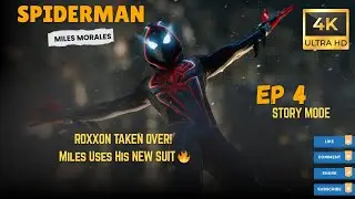 EP 4 - ROXXON TAKEN OVER! Miles Uses His NEW SUIT to Infiltrate the Super-Lab 💥 (Spider-Man PS5)