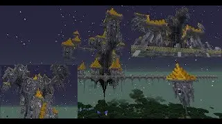 Transforming the Twilight Lich palace (MINECRAFT modded timelapse)