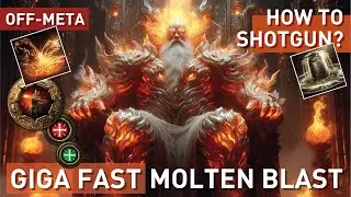 Shotgun TECH that makes【Molten Blast】OP! Melts T16 easily | Mid-Tier Budget (Not finished yet) PoE 2