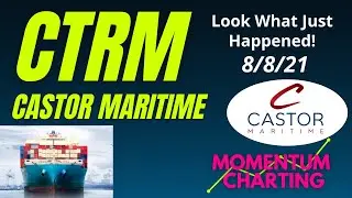 CTRM ( Castor Maritime ) Stock 8/8/21  You NEED to See What Just Happened to CTRM ! Price Prediction