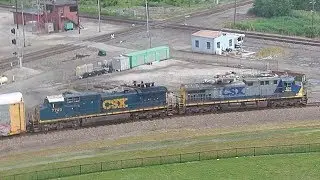 Norfolk Southern BNSF CSX Canadian National Drone View Spectacular
