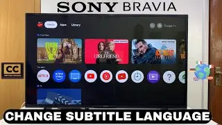 How To Change Subtitle Language On Sony Smart TV