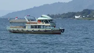 Ferry-Boat on Lake Toba (North Sumatra, Indonesia) July 2017