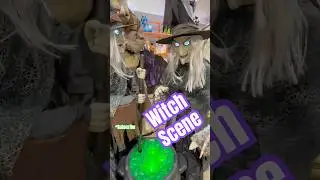 Animated Witches Scene 🧙&zwj;♀️ | Home Depot Halloween 2025 Animatronic Demo