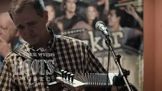Donnie Broussard plays accordion & sings at the famous Fred's Lounge