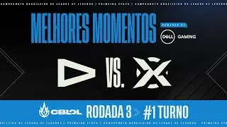 CBLOL 2021: 1&ordf; Etapa - Fase de Pontos | Melhores Momentos (LLL) x (VRX) (1&ordm; Turno) - by Dell Gaming