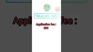 TSRJC CET #2024 #tsupdates #tsrjc