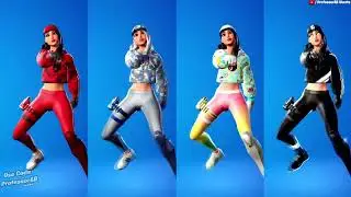Fortnite Run it Down BTS Emote With Ruby Skins Thicc 🍑😜😍🔥