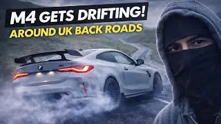 BMW M4 Gets DRIFTING on UK Back Roads! *MUST WATCH*