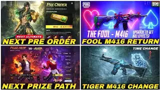 🔴 M416 FOOL RETURNED 😍 | ALL NEW PRIZE PATH CONFIRM | PEAKY BLINDER COLLAB | BGMI