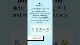 What Is Payroll? in the UK  | Explained in 40 Seconds | Leadforce Payroll Services #payroll