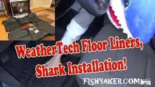 WeatherTech Floor Liner Mats: So easy a shark can install them! - 2017 Silverado
