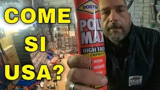 TUTORIAL incollare con BOSTIK POLYMAX HIGH TACK