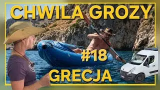 GRECJA 😱 DZIURA W KAJAKU NA GŁĘBINIE 🌊 #kamper #grecja #travel #nadziko #podróże #kamperem #kajak 