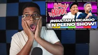 REACCION a HABLANDO HUEVADAS - INSULTAN A RICARDO EN PLENO SHOW