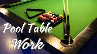 Distinguished Billiards presents: How to recover bed cloth/refelting a pool table W/Jason Fick.