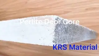 Perlite fire door core board with barbed wire