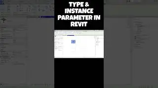 TYPE AND INSTANCE PARAMETER IN REVIT #revittutorial #architools #architecture #revit