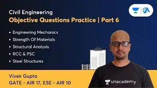 Civil Engineering Objective Questions Practice | Part 6 | GATE & ESE 2023 | Vivek Gupta