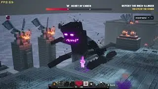 Heart of Ender idle ∣ Minecraft Dungeons ∣ Flying Camera mod