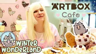 First to visit Pusheen Winter Wonderland Snack Parlour! ♡ ARTBOX Cafe, Brighton | TOFU CUTE TV