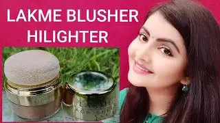 Lakme face sheer hilighter blusher review & demo | how to use hilighter as a blusher | RARA |LAKME |