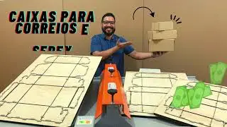 Fábrica de Caixas para envios Correios e Sedex INDUSTRIAL | Extenso Máquinas