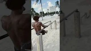 Beach Money🤝🏾🔥🌊 #movementlifestyle #calisthenics #workoutmotivation #fitness #motivation